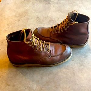 Red Wing Moc Toe Sz. 9